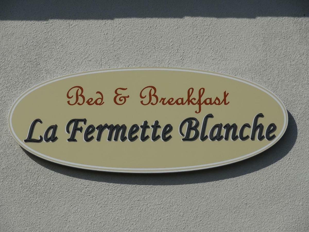 La Fermette Blanche Bed and Breakfast Nadrin Eksteriør billede